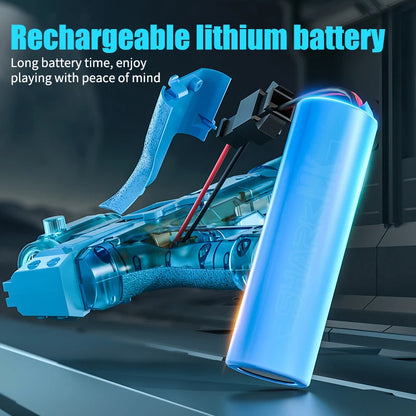 Blasting Lights Are Linked to the Chamber Electric Water Guns Toys for Kids Automatic Water Pistol Children Summer Outdoor Toy