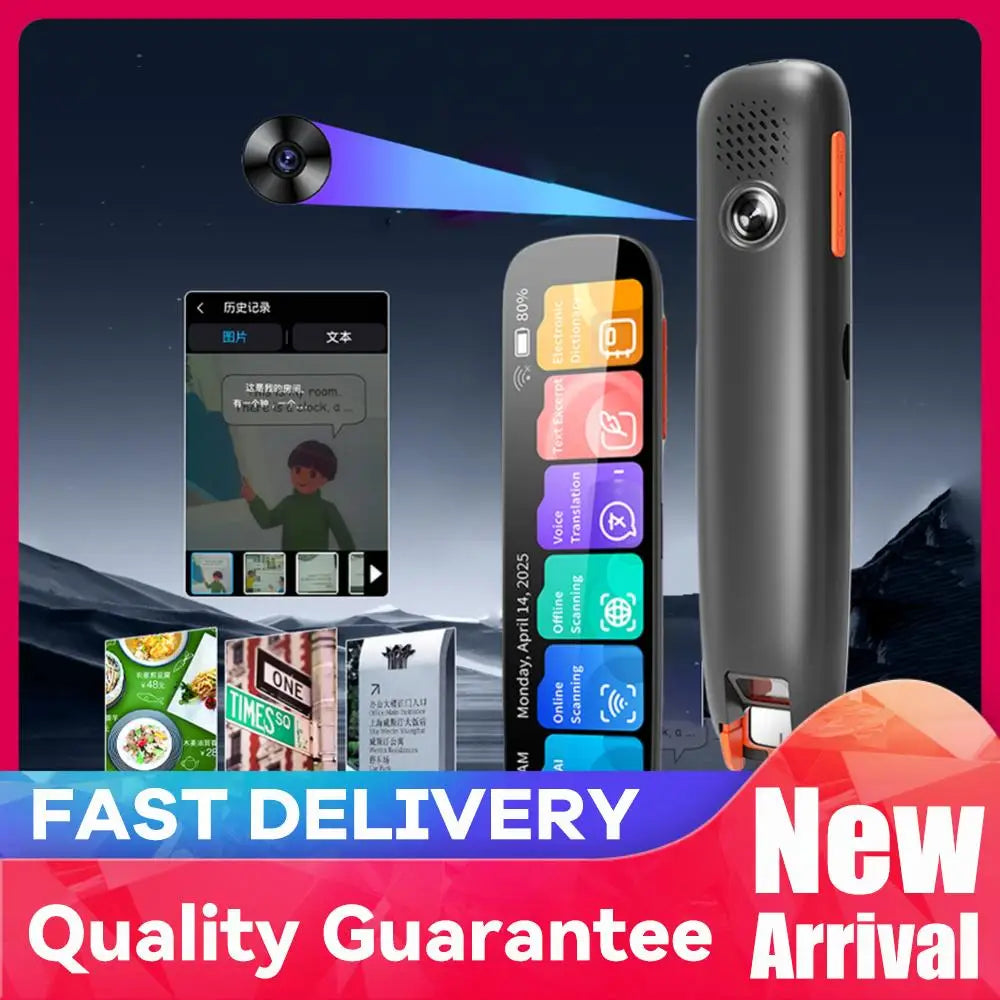 Revolutionary Multifunction Dictionary Pen with TYPE-C Charging for Effortless Offline Translation and Reading Assistance